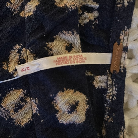 Free People tie spaghetti strap tunic - Picture 2 of 3